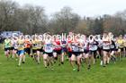 Boys under-15s, 2019 European Cross Country Trials and British Cross Challenge, Sefton Park, Liverpool.  Photo: David T. Hewitson/Sports for All Pics